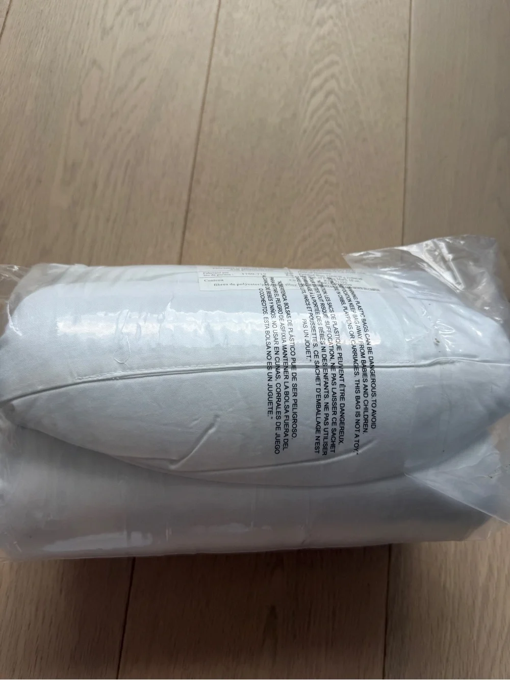 West Elm White Polyester Lumbar Pillow Insert